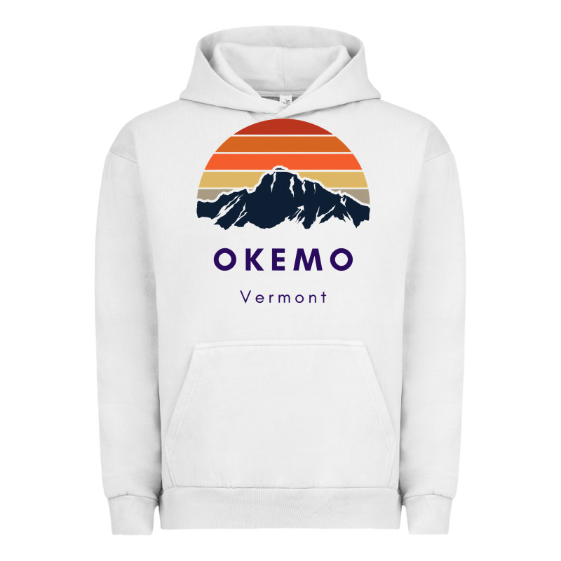 Okemo Vermont Skiing Snowboarding Hikers Gifts For Vt Travel Urban Hoodie by InspiraDesign | Teevron