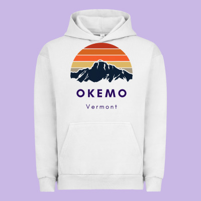 Okemo Vermont Skiing Snowboarding Hikers Gifts For Vt Travel Urban Hoodie Designed By Inspiradesign