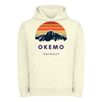 Pigment Pistachio Okemo Vermont Skiing Snowboarding Hikers Gifts for VT Travel Urban Hoodie - InspiraDesign