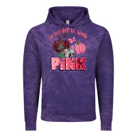 Cloud Purple in october we wear pink Vintage Hoodie - CowGirlArtShop