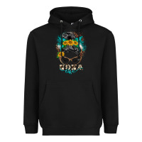 Black nona life messy bun Heavyweight Hoodie - BarkalooDesign