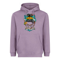Lavender nona life messy bun Heavyweight Hoodie - BarkalooDesign
