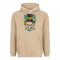 Mushroom nona life messy bun Heavyweight Hoodie - BarkalooDesign