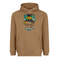Toasted Coconut nona life messy bun Heavyweight Hoodie - BarkalooDesign