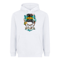 White nona life messy bun Heavyweight Hoodie - BarkalooDesign