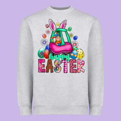 Easter Heavyweight Sweatshirt Designed By Cowhidedigitalart