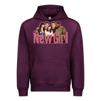 Mauve Wine new girl tv series Urban Hoodie - InspiraDesign