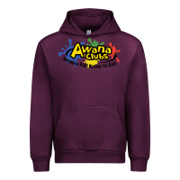 Mauve Wine vintage awana clubs Urban Hoodie - InspiraDesign