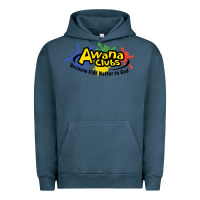 Pigment Midnight Navy vintage awana clubs Urban Hoodie - InspiraDesign