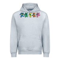 Heather Grey Jerrys Designer Bears Urban Hoodie - InspiraDesign