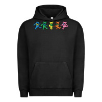 Pigment Black Jerrys Designer Bears Urban Hoodie - InspiraDesign