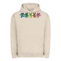Pigment French Oak Jerrys Designer Bears Urban Hoodie - InspiraDesign