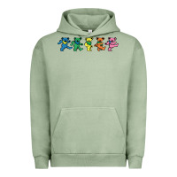 Pigment Oil Green Jerrys Designer Bears Urban Hoodie - InspiraDesign