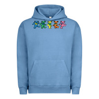 Pigment Pebble Blue Jerrys Designer Bears Urban Hoodie - InspiraDesign