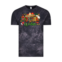 Cloud Black cinco de mayo postal worker Vintage Tee - CowGirlArtShop