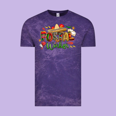 Cinco De Mayo Postal Worker Vintage Tee Designed By Cowgirlartshop