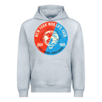 Heather Grey New York World's Fair 196465 Urban Hoodie - InspiraDesign