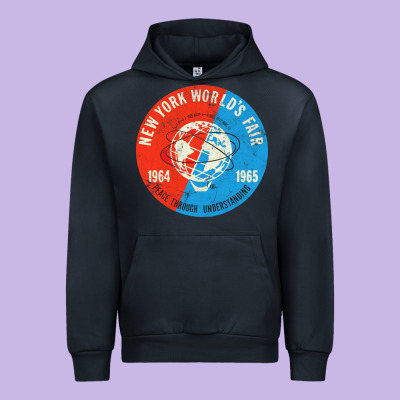 New York World's Fair 196465 Urban Hoodie Designed By Inspiradesign