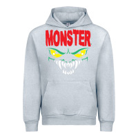 Heather Grey monster Urban Hoodie - InspiraDesign