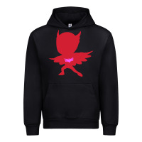 Black owlette illustration Urban Hoodie - InspiraDesign