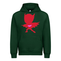 Forest Green owlette illustration Urban Hoodie - InspiraDesign