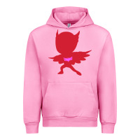 Fuchsia Pink owlette illustration Urban Hoodie - InspiraDesign