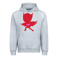 Heather Grey owlette illustration Urban Hoodie - InspiraDesign