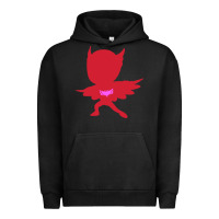 Pigment Black owlette illustration Urban Hoodie - InspiraDesign