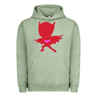 Pigment Oil Green owlette illustration Urban Hoodie - InspiraDesign