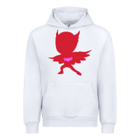 White owlette illustration Urban Hoodie - InspiraDesign