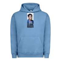 Pigment Pebble Blue Sister Sister - Go Home Roger Urban Hoodie - InspiraDesign