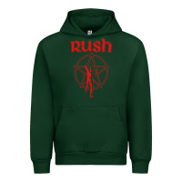 Forest Green vintage starman Urban Hoodie - InspiraDesign
