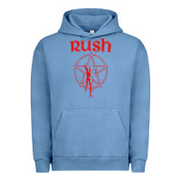 Pigment Pebble Blue vintage starman Urban Hoodie - InspiraDesign