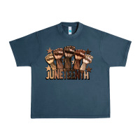 Midnight Navy melanin juneteenth Urban Heavy Tee - CowGirlArtShop