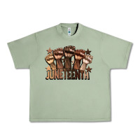 Oil Green melanin juneteenth Urban Heavy Tee - CowGirlArtShop