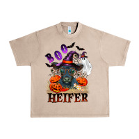French Oak Boo heifer black angus Urban Heavy Tee - RanaPortraitStore