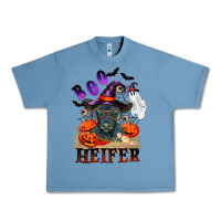 Pebble Blue Boo heifer black angus Urban Heavy Tee - RanaPortraitStore