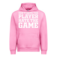 Fuchsia Pink Don't Hate The Player Hate The Game Urban Hoodie - InspiraDesign