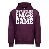 Mauve Wine Don't Hate The Player Hate The Game Urban Hoodie - InspiraDesign