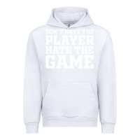 White Don't Hate The Player Hate The Game Urban Hoodie - InspiraDesign