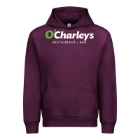 Mauve Wine O'Charley's Resto and Bar Urban Hoodie - InspiraDesign
