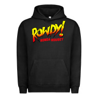 Pigment Black Ronda Rousey Merch Rowdy Ronda Rousey Shirt Urban Hoodie - InspiraDesign