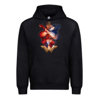 Black wonder woman movie arms crossed t shirt Urban Hoodie - InspiraDesign