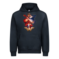 Navy wonder woman movie arms crossed t shirt Urban Hoodie - InspiraDesign