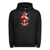 Pigment Black wonder woman movie arms crossed t shirt Urban Hoodie - InspiraDesign