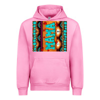 Fuchsia Pink aztec leopard glitter Urban Hoodie - AdoDesignShop