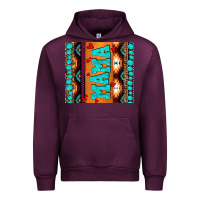 Mauve Wine aztec leopard glitter Urban Hoodie - AdoDesignShop