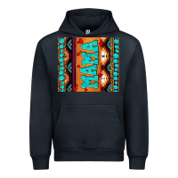 Navy aztec leopard glitter Urban Hoodie - AdoDesignShop