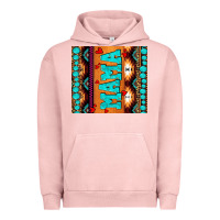 Pigment Salmon aztec leopard glitter Urban Hoodie - AdoDesignShop
