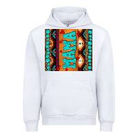 White aztec leopard glitter Urban Hoodie - AdoDesignShop